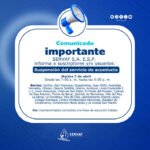 Suspensión temporal del servicio de agua en Florencia por mantenimiento en la línea Caldas este 7 de abril